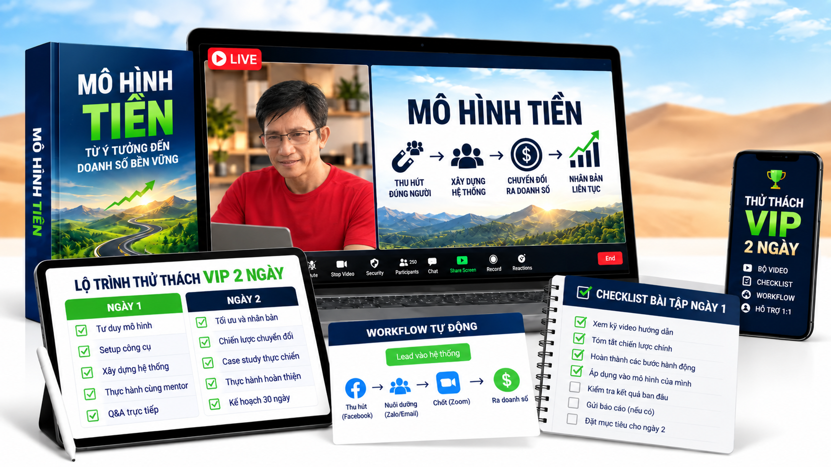 Huy Cường cùng tài liệu Bí mật Mô Hình Tiền