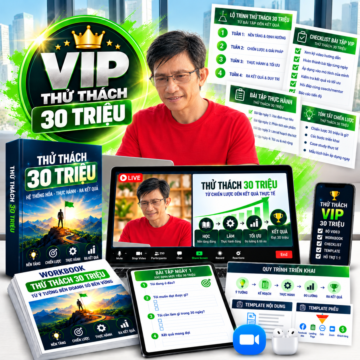 Huy Cường cùng tổng hợp tài liệu và bài tập VIP